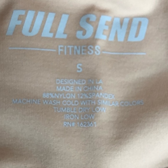 Full Send Nelk Boys Fitness Booty Shorts Tie Side Small - Picture 2 of 7